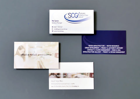 Standard Business Card with MAtt Laminate